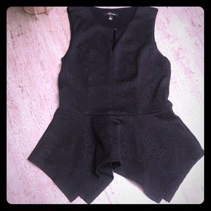 Peplum top size small.